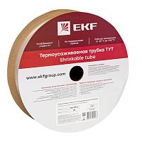 Термоусаживаемая трубка ТУТ 25/12,5 прозрачная рулон PROxima | код  tut-25-tr | EKF
